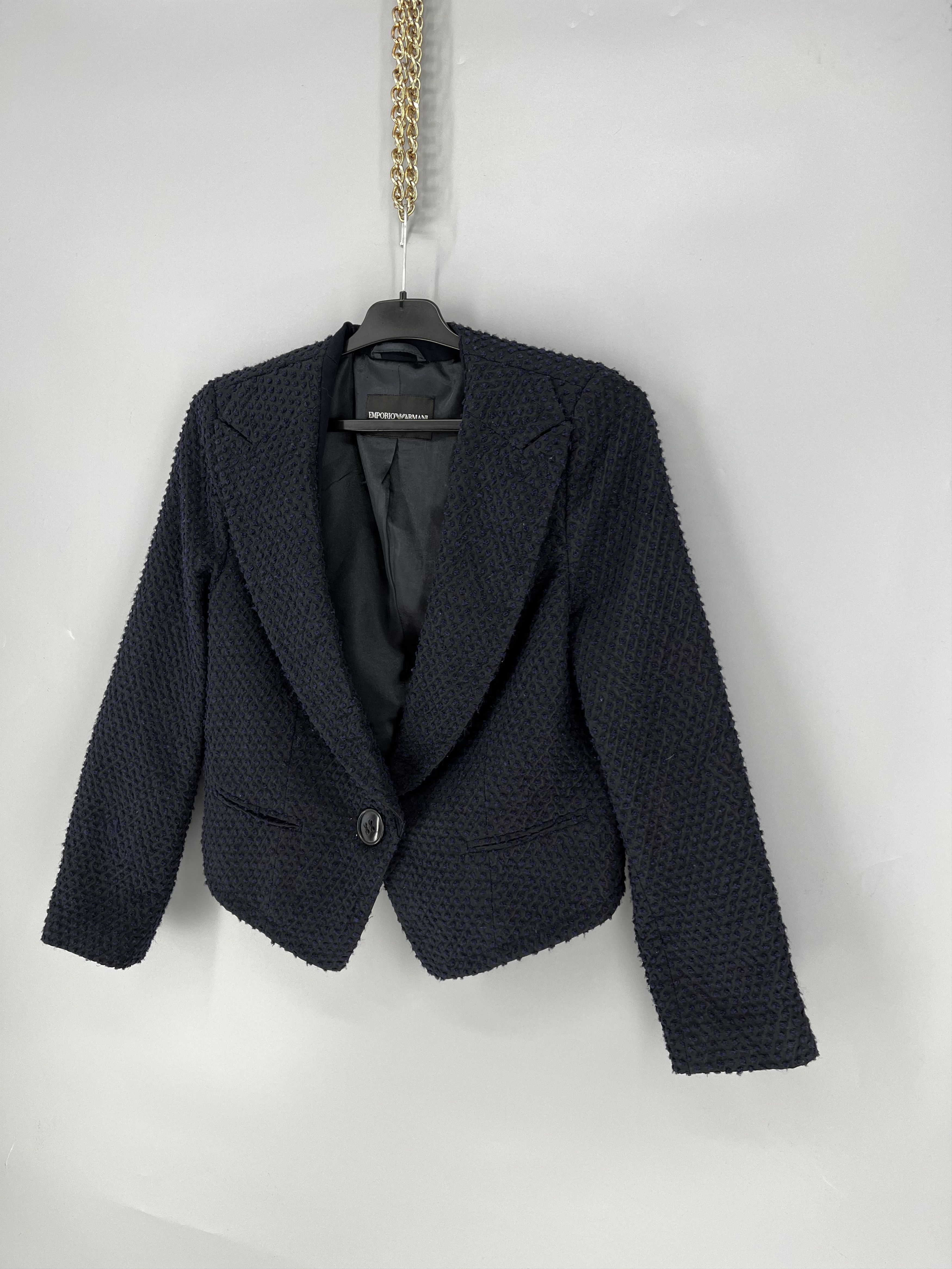 Emporio Armani Emporio Armani Women’s Blazer Made in Italy Size L / US 10 / IT 46 - 3 Thumbnail