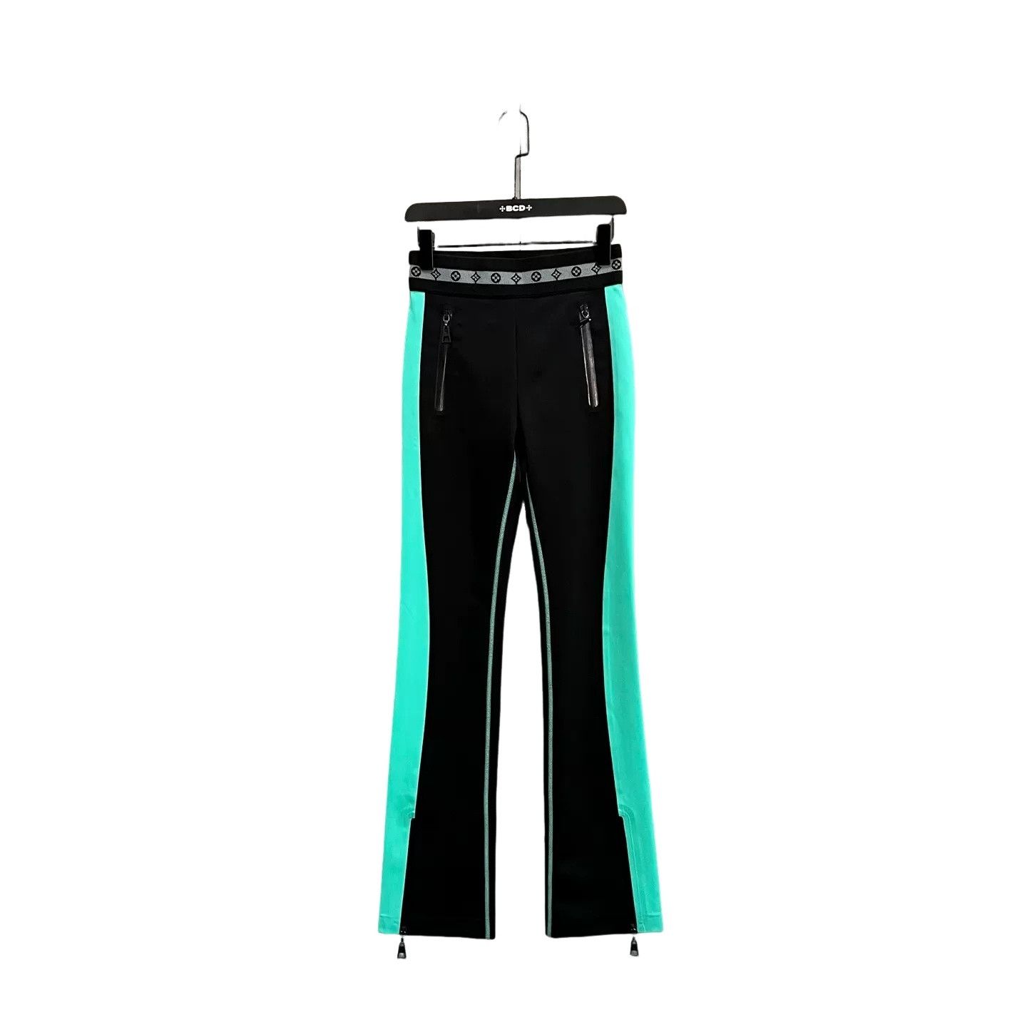 Louis Vuitton Louis Vuitton Monogram Waist Two-Tone Flared Pants 38 Size 27" / US 4 / IT 40 - 1 Thumbnail