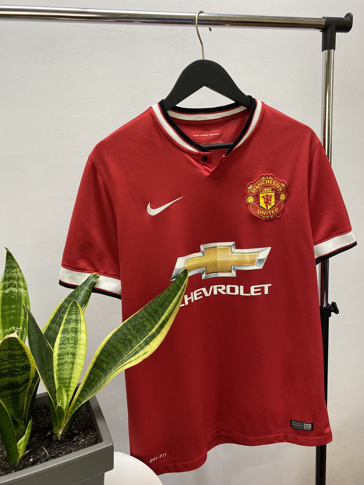 Nike Nike Manchester United 2014 2015 Home Football Shirt Jersey Size US M / EU 48-50 / 2 - 3 Thumbnail