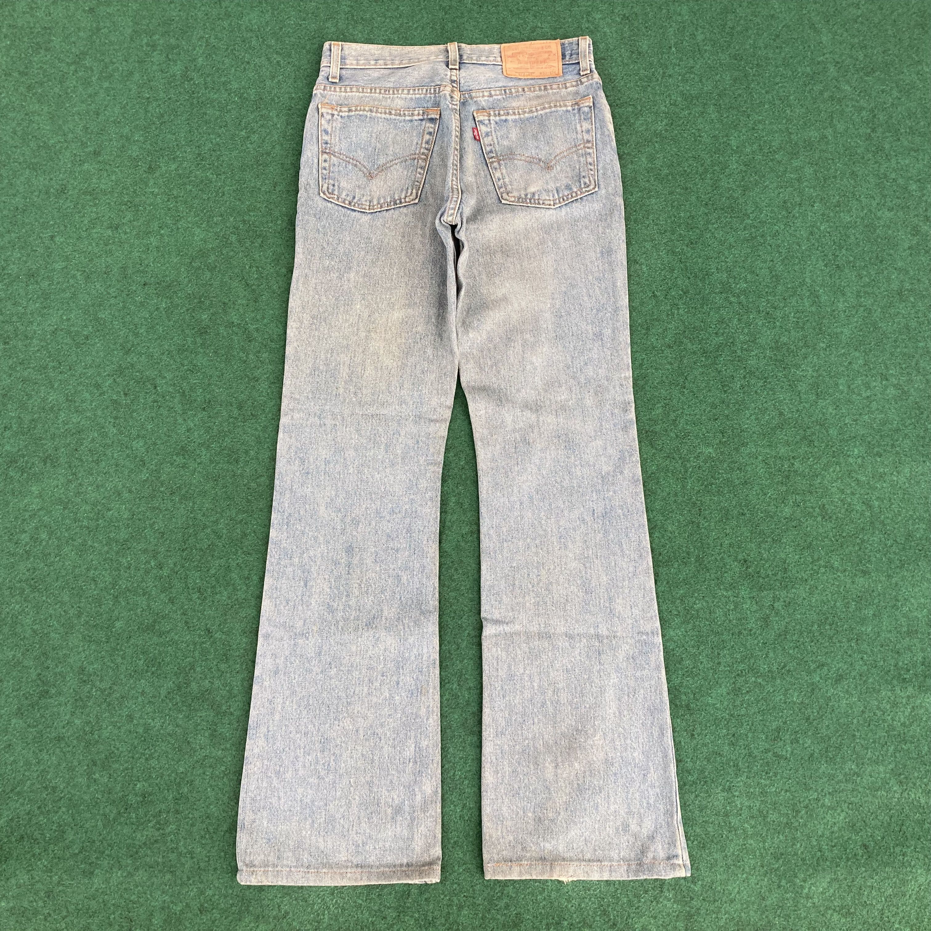Levi's Vtg Levis 517 Denim Bootcut Sz 29 Faded Punk Grunge Jeans Size US 29 - 11 Thumbnail