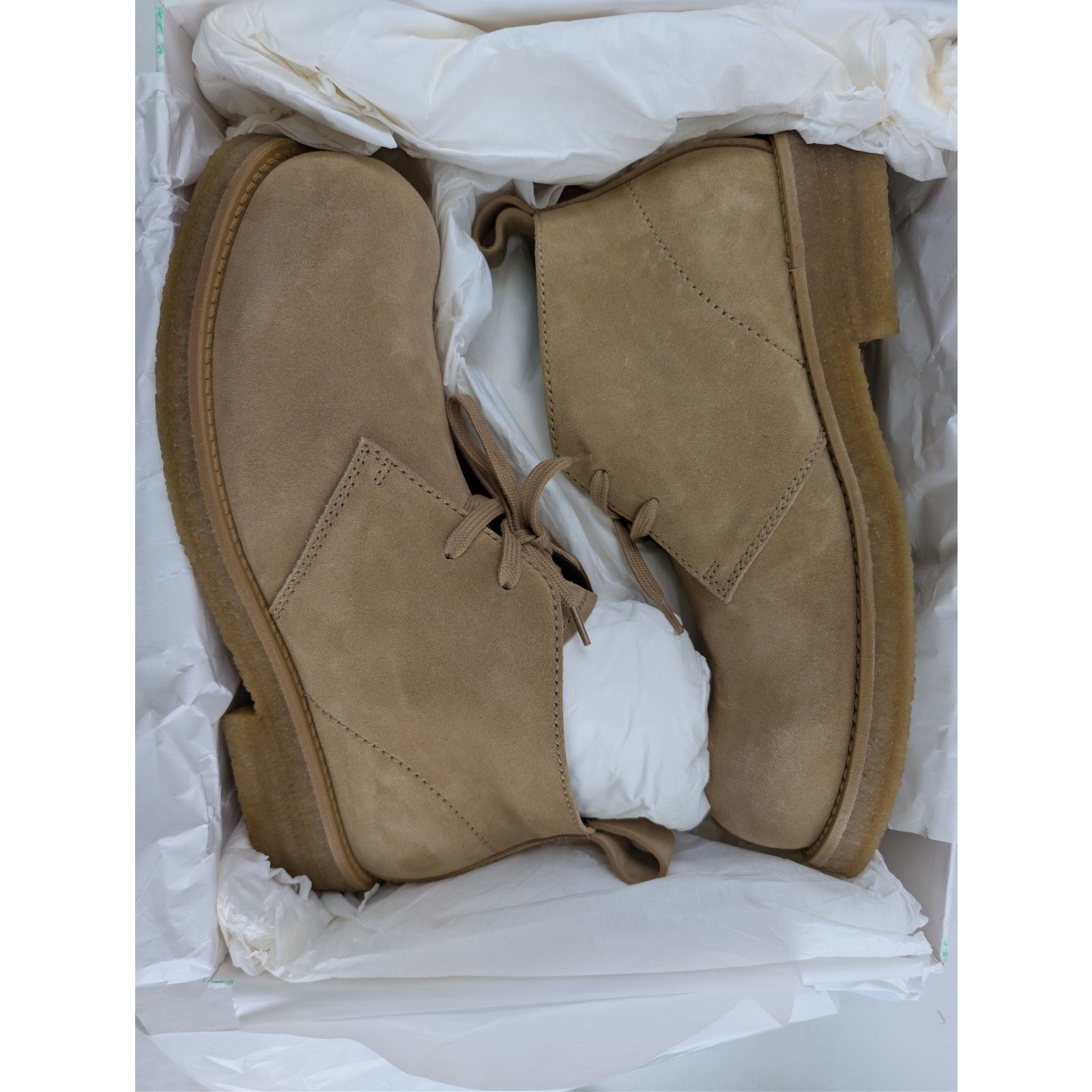 Bottega Veneta o1rshd1 Deep NuBuck Helium Ankle Boot in Camel Size US 10 / EU 43 - 18 Thumbnail