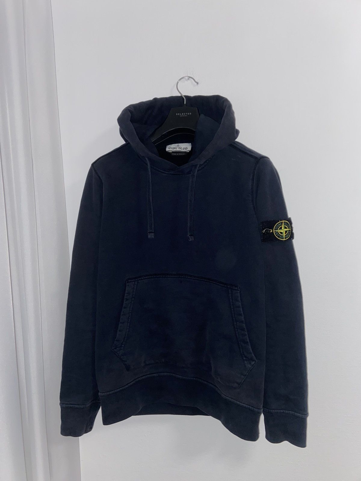 Stone Island Stone Island Faded Massimo Osti Navy Hoodie Size US S / EU 44-46 / 1 - 1 Thumbnail