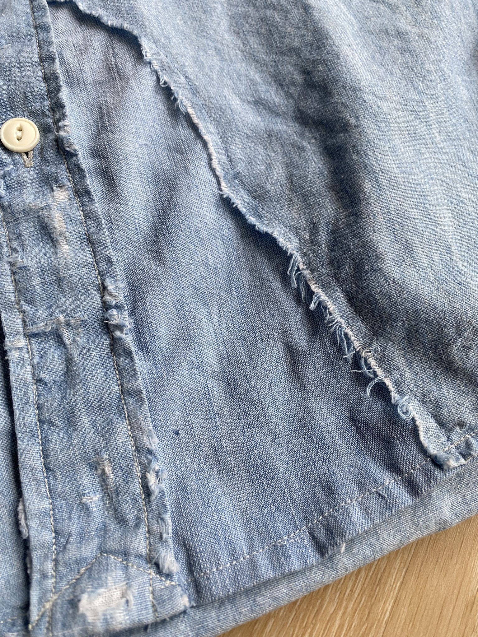 Kapital Worn-In Chambray Shirt Size US M / EU 48-50 / 2 - 9 Thumbnail