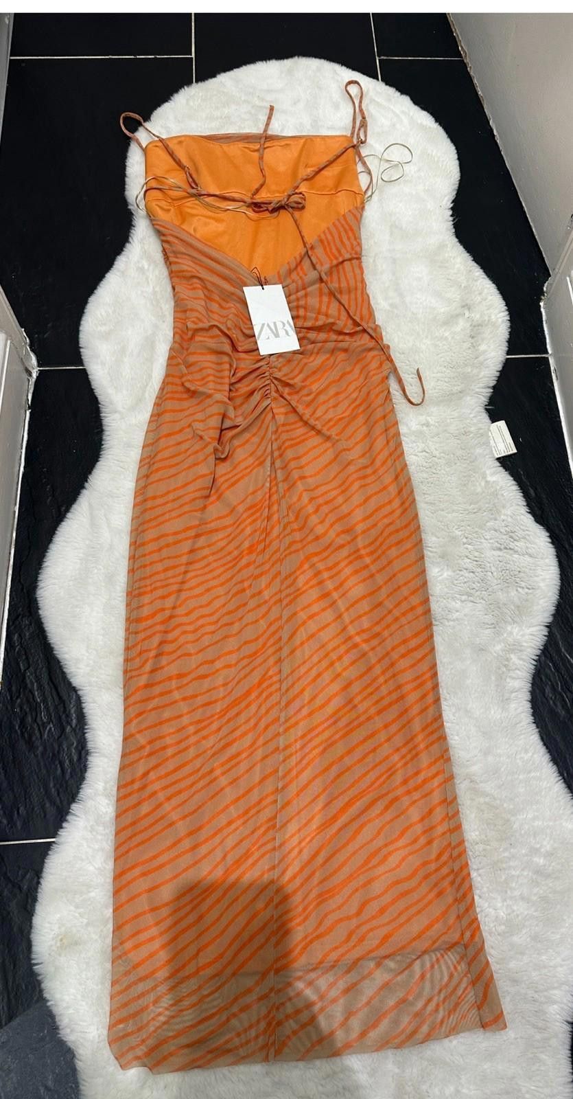 Zara ZARA Tulle Long Maxi Dress Size M / US 6-8 / IT 42-44 - 4 Thumbnail