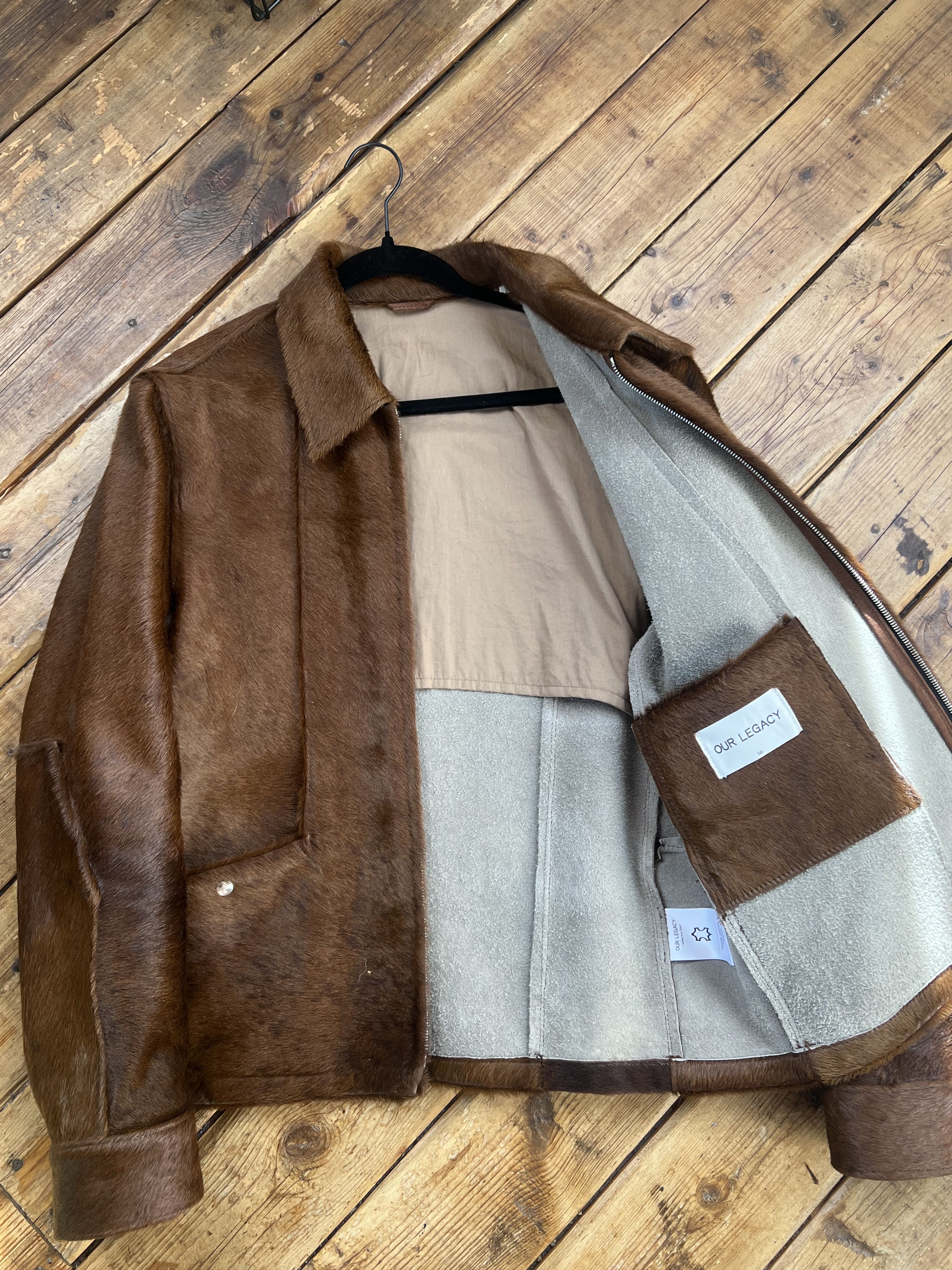 Our Legacy Our Legacy Ponyhair Leather Jacket Size US M / EU 48-50 / 2 - 3 Thumbnail