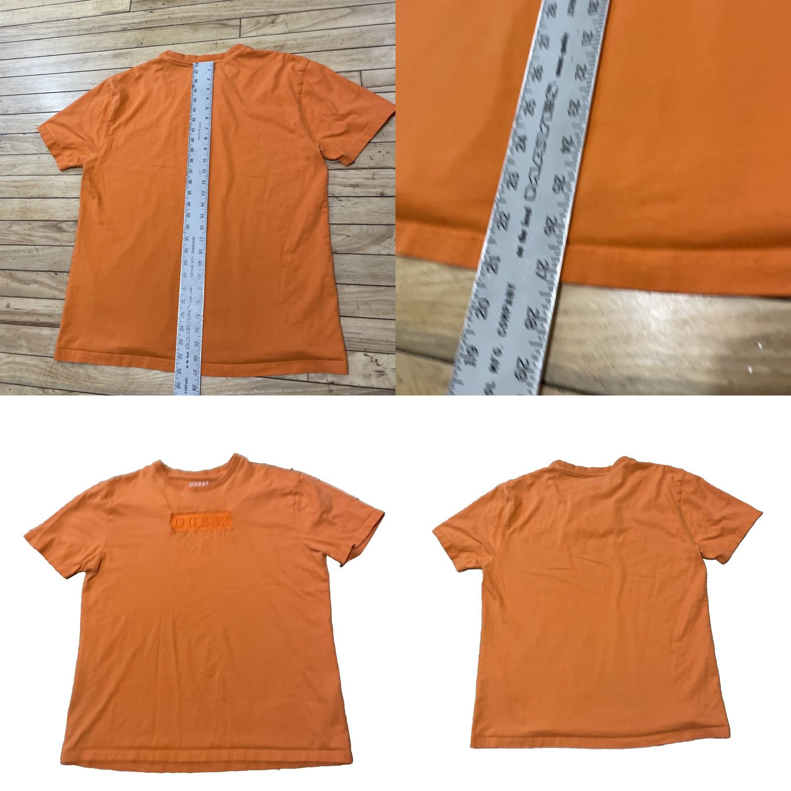 Guess GUESS T Shirt Mens M Orange Box Graphic Jersey Streetwear Stretch Crew Neck LA AngEl Logo Giftbox Box 90s Men Size US M / EU 48-50 / 2 - 8 Thumbnail