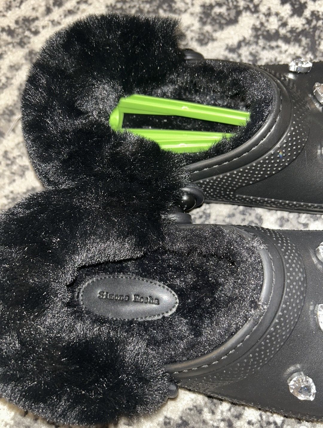 Crocs × Simone Rocha Crocs X Simone Rocha Classic Faux Fur Lined Clog Size US 10 / IT 40 - 6 Thumbnail