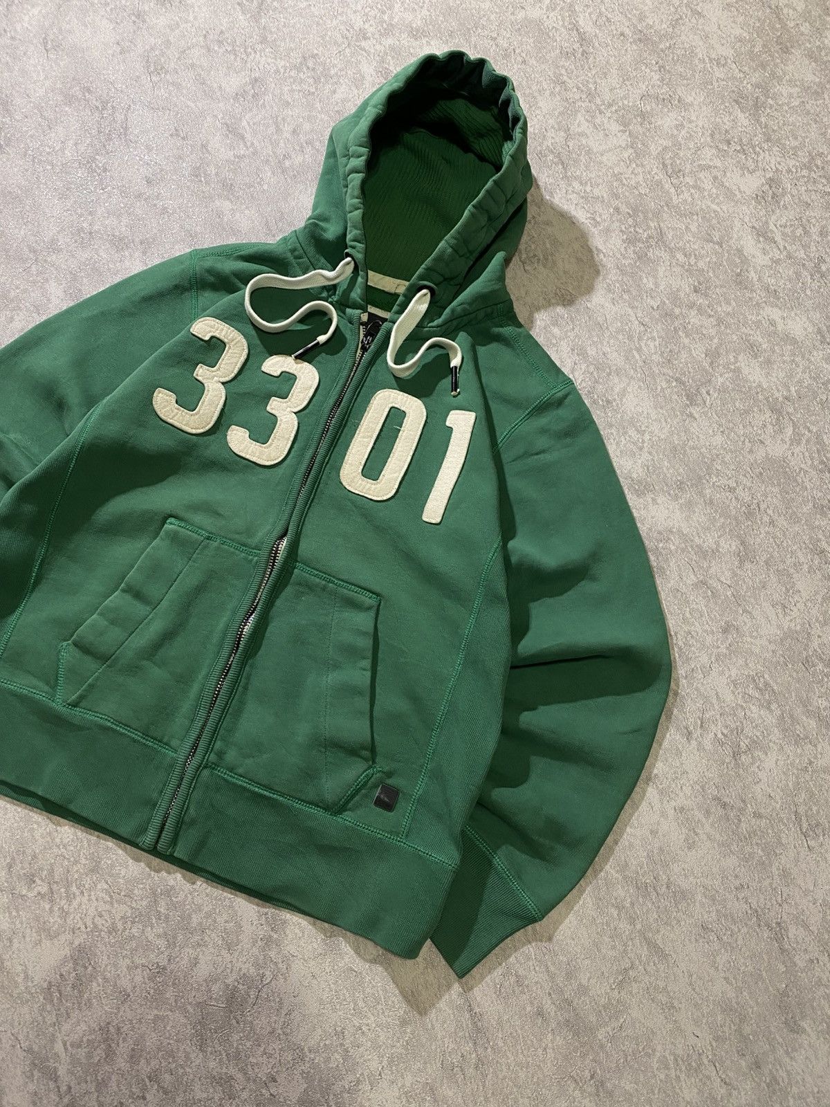 G-Star G-Star Raw 3301 Forest Green Full Zip Hoodie Size US M / EU 48-50 / 2 - 4 Thumbnail