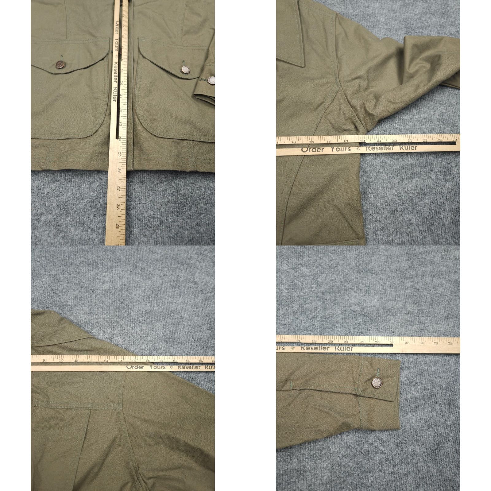 Filson VINTAGE Filson Jacket Chore Coat Women's Medium Beige Snap Pockets Cotton USA Jacket Size M / US 6-8 / IT 42-44 - 8 Thumbnail