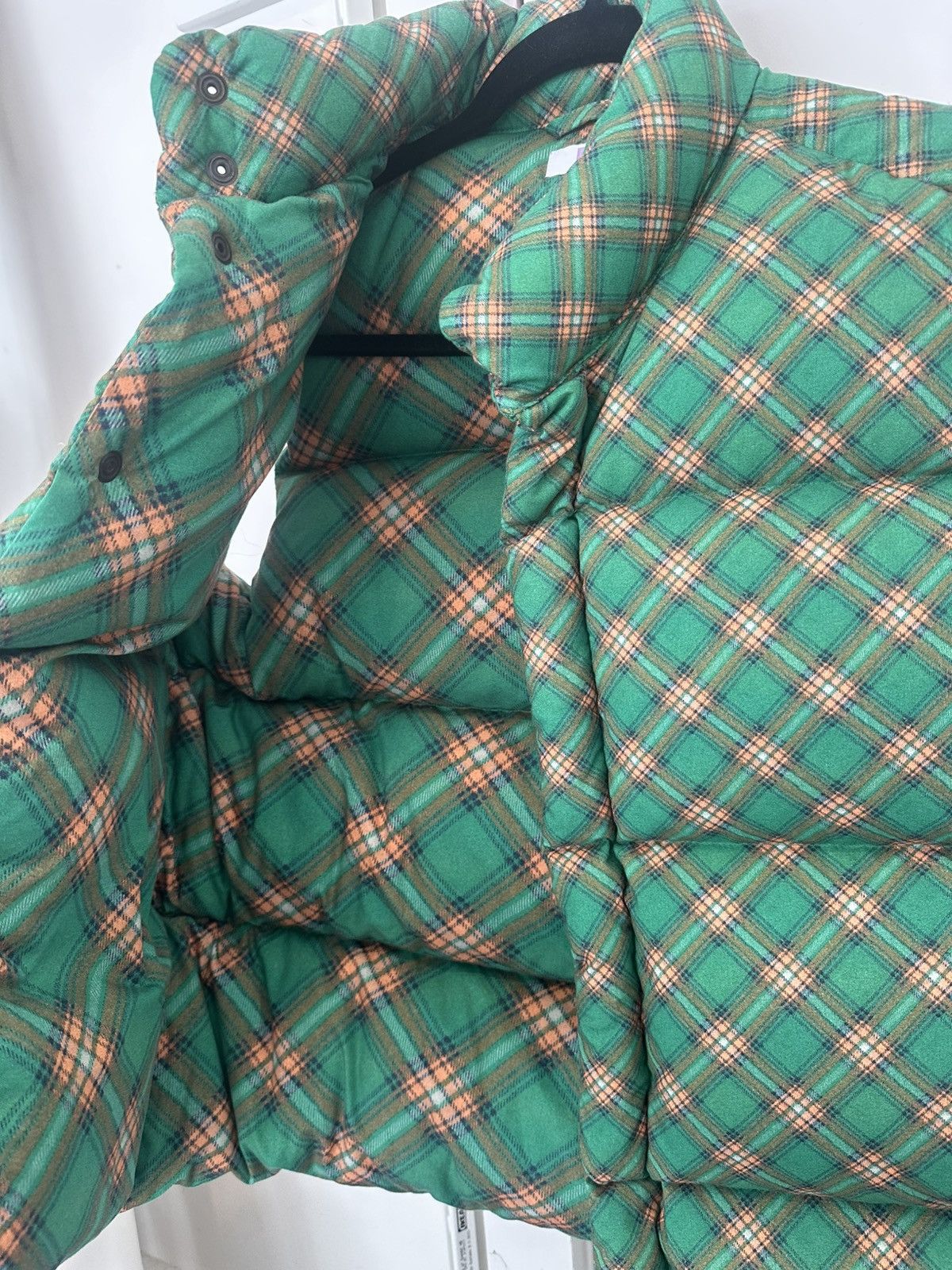 ERL ERL Green checked puffer vest Size US M / EU 48-50 / 2 - 3 Thumbnail