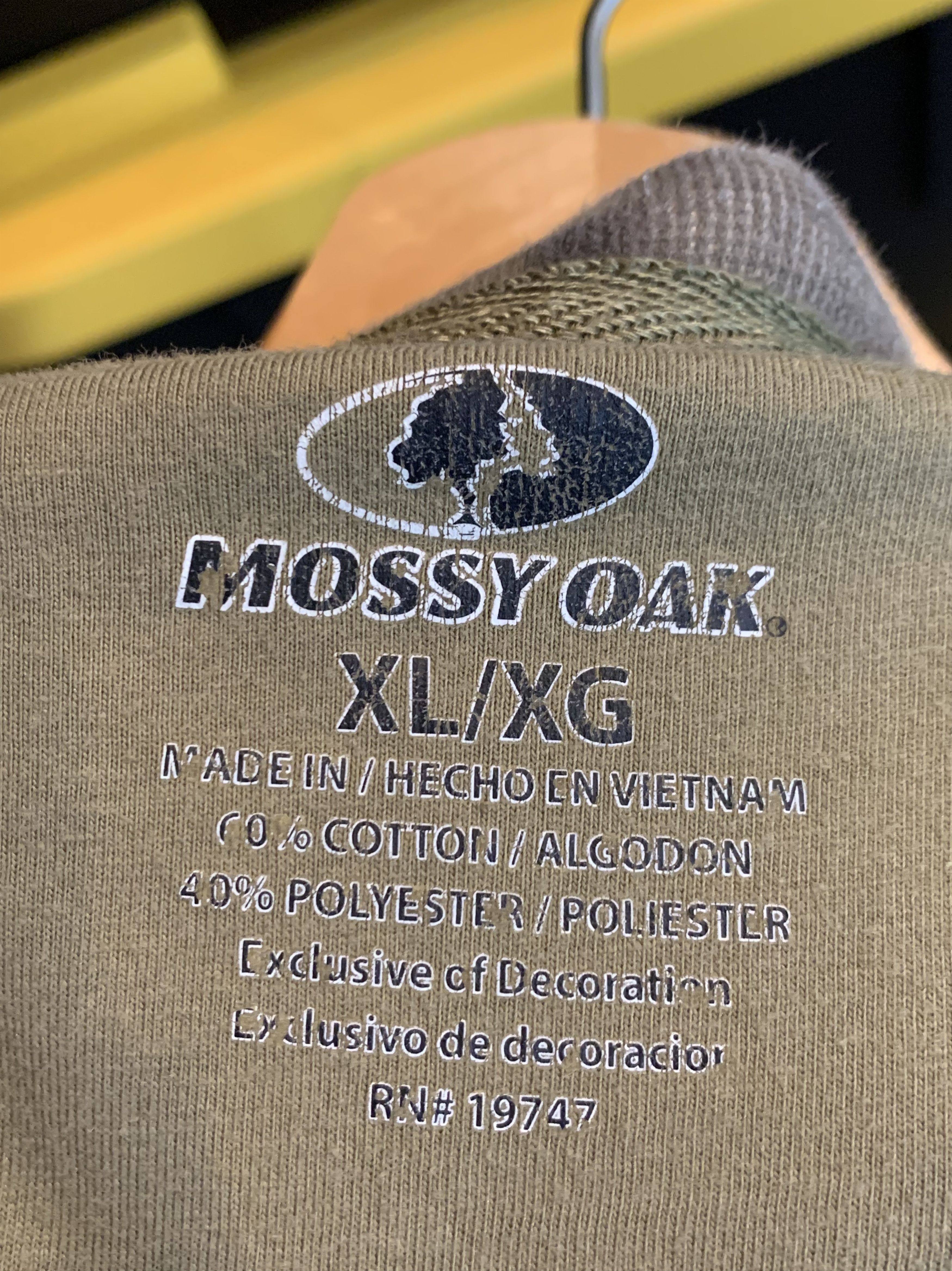 Mossy Oaks *RARE* Vintage Mossy Oak Camo Knit Henley Long Sleeve Shirt Size US XL / EU 56 / 4 - 7 Thumbnail