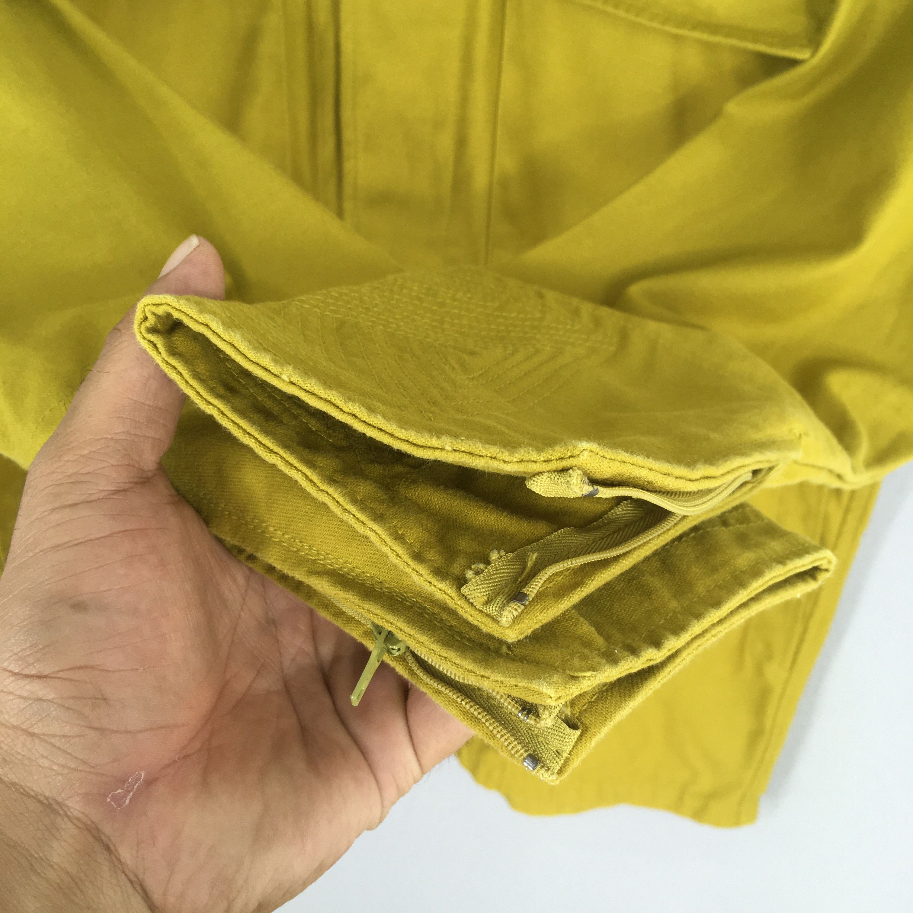 Vintage Vintage 1980s Japanese Workwear Yellow Work Shirt Large Size US L / EU 52-54 / 3 - 4 Thumbnail