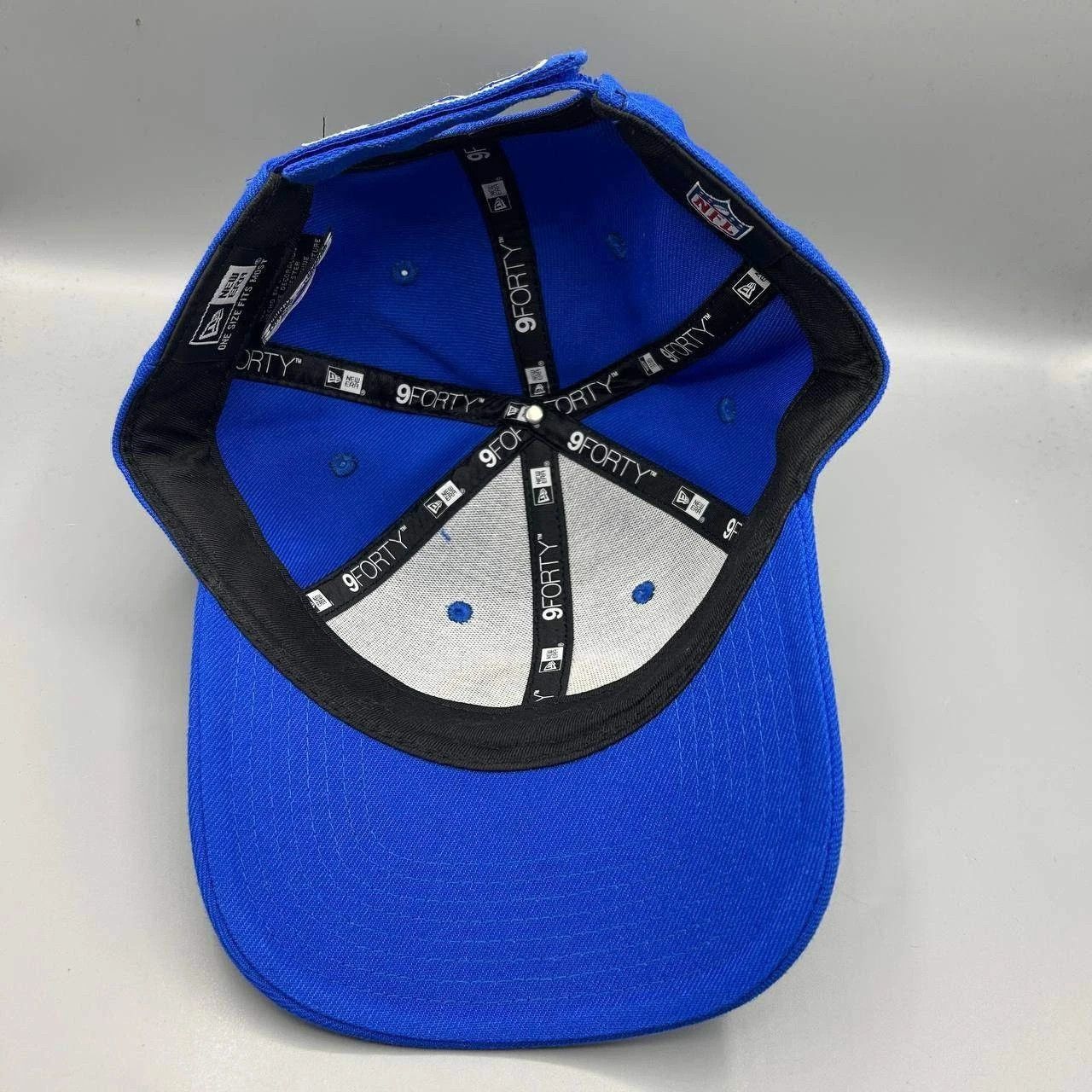 New Era Los Angeles LA Rams Hat Men Blue Embroidered Strap Back Cap Size ONE SIZE - 2 Thumbnail