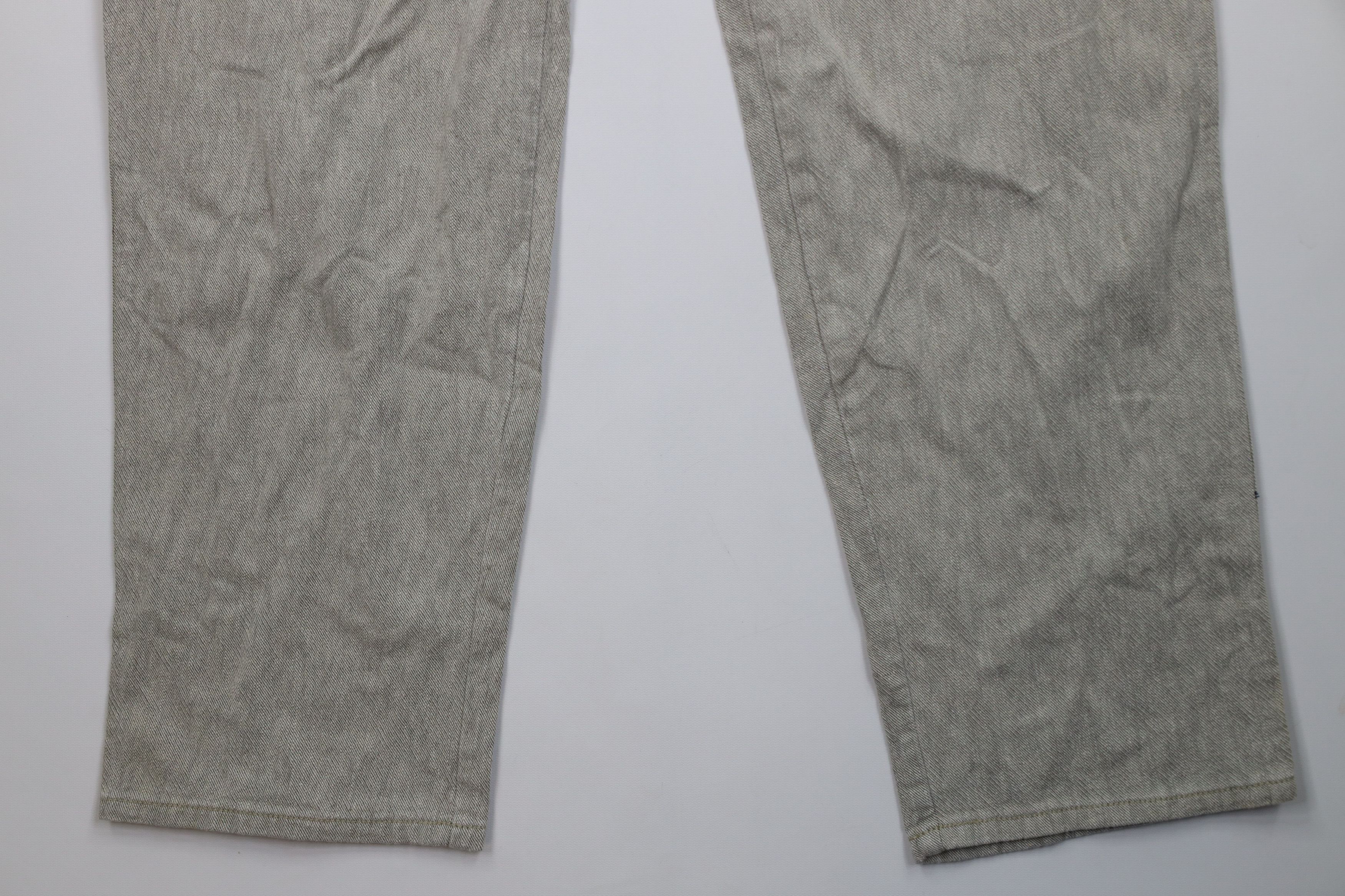 Pelle Pelle Deadstock Vintage 90s Pelle Pelle Wide Leg Jeans Linen Denim Size US 38 / EU 54 - 4 Thumbnail