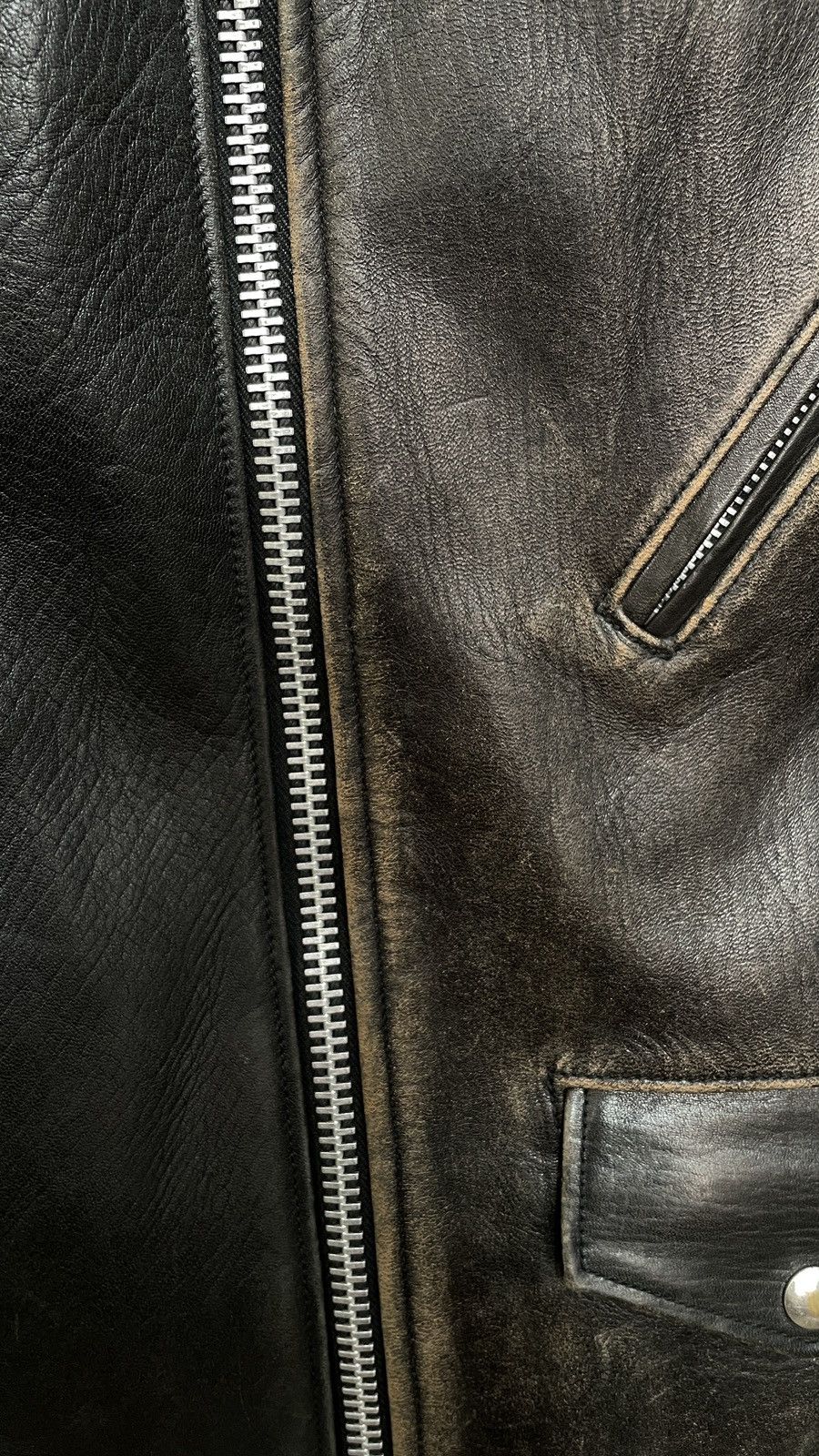 Fine Creek FINE CREEK LEATHERS LEON CUSTOM LEATHER JACKET Size US S / EU 44-46 / 1 - 4 Thumbnail