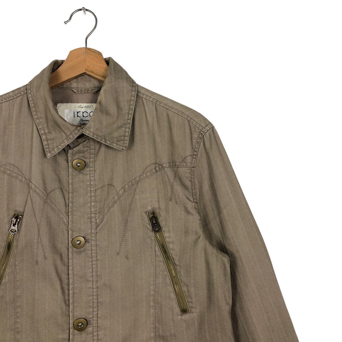 General Research 🔥90’s Biker Jacket Rare Zipper Icca Japan Size US L / EU 52-54 / 3 - 7 Thumbnail