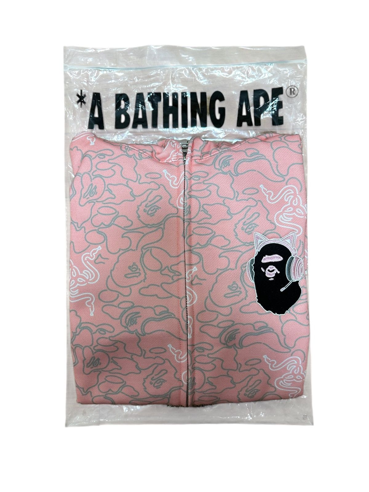 Bape BAPE X Razor neon camo shark full zip hoodie Size M / US 6-8 / IT 42-44 - 3 Thumbnail