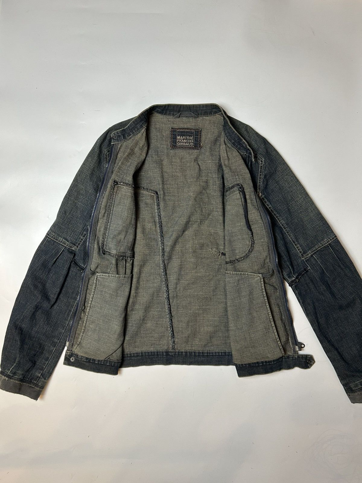Designer × Marithe + Francois Girbaud MARITHE FRANCOIS GIRBAUD BONDAGE DENIM JACKET Size L / US 10 / IT 46 - 3 Thumbnail