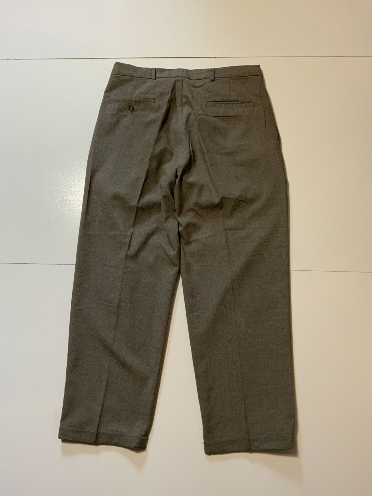 Levi's Vintage 80s Levis Strauss Sevens Pleated Cuff Dress Pants Size US 34 / EU 50 - 3 Thumbnail