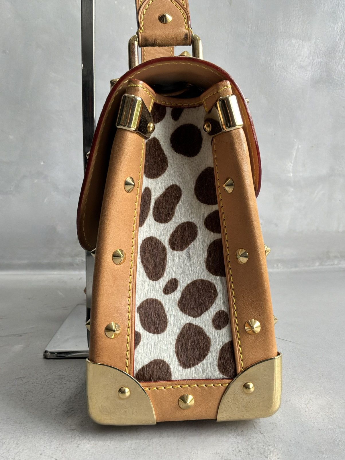 Louis Vuitton × Takashi Murakami 2003 Louis Vuitton x Murakami - SAC Rabat Dalmatian Ponyhair Size ONE SIZE - 13 Thumbnail