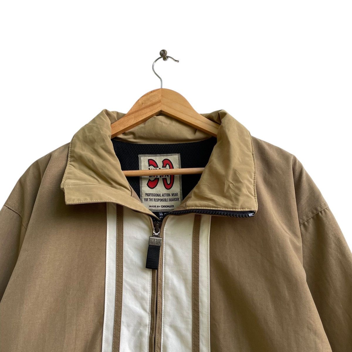Vintage 💥Vintage Goldwin Back Bowl Stripe Jacket Size US L / EU 52-54 / 3 - 3 Thumbnail