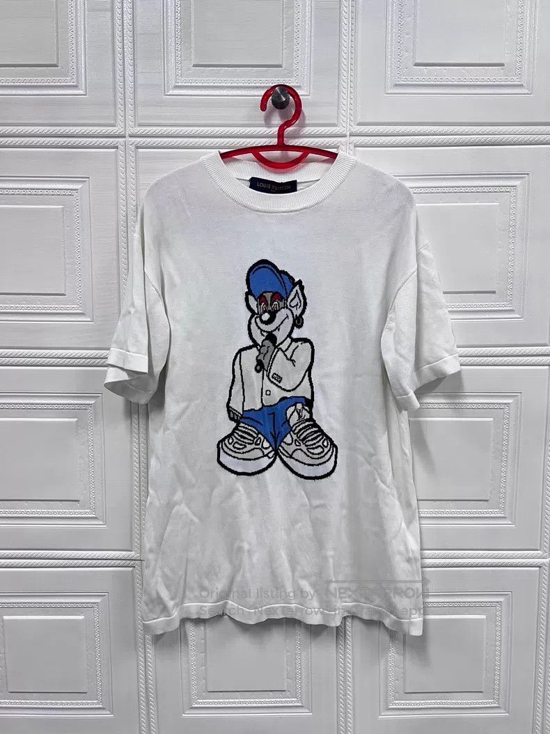 Louis Vuitton Louis Vuitton Rap Bear Cartoon Printed Knit Short Sleeve Size US S / EU 44-46 / 1 - 1 Thumbnail