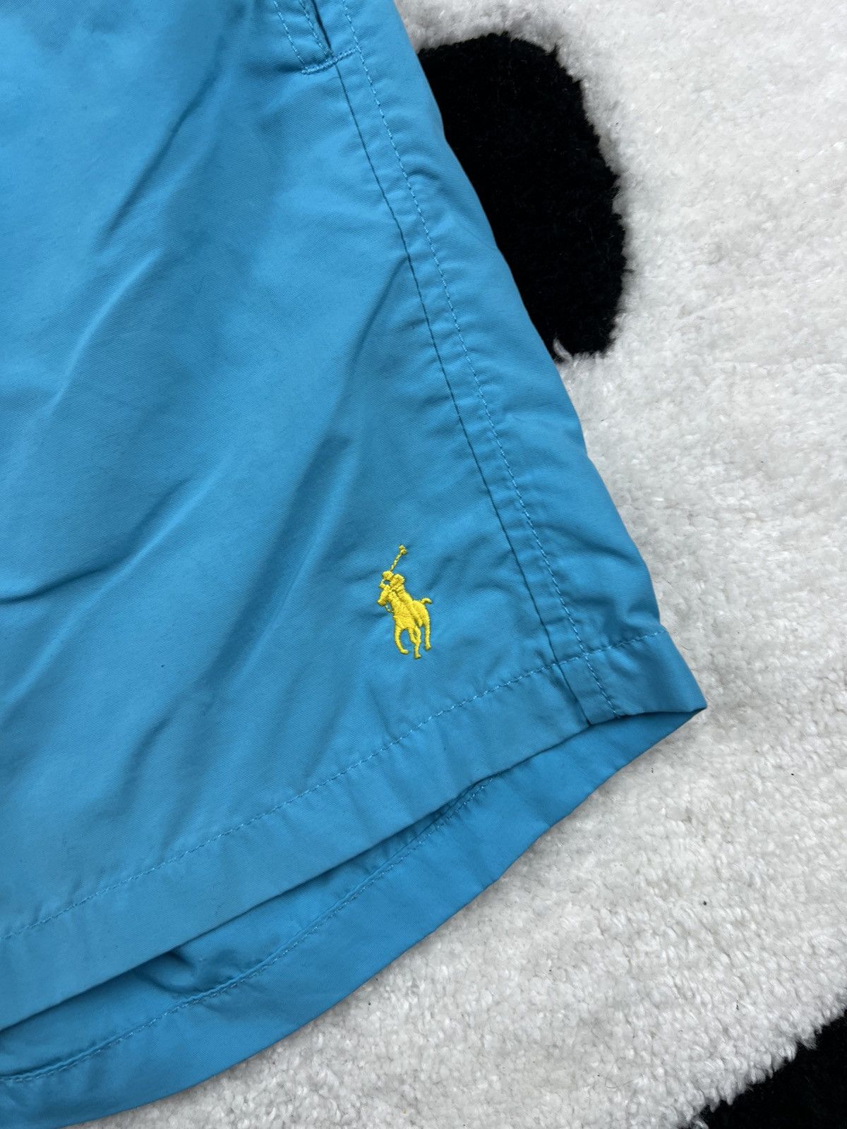 Polo Ralph Lauren Crazy Polo Ralph Lauren Blue Y2K Nylon Shorts Size US 32 / EU 48 - 4 Thumbnail