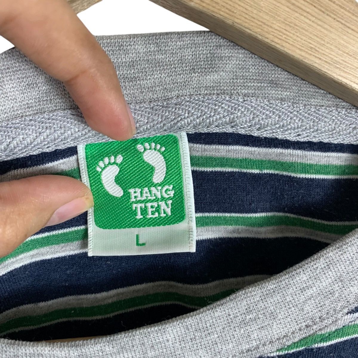 Hang Ten Vintage HANG TEN HAWAII Honolulu Striped Tee Shirt Top Size US L / EU 52-54 / 3 - 6 Thumbnail