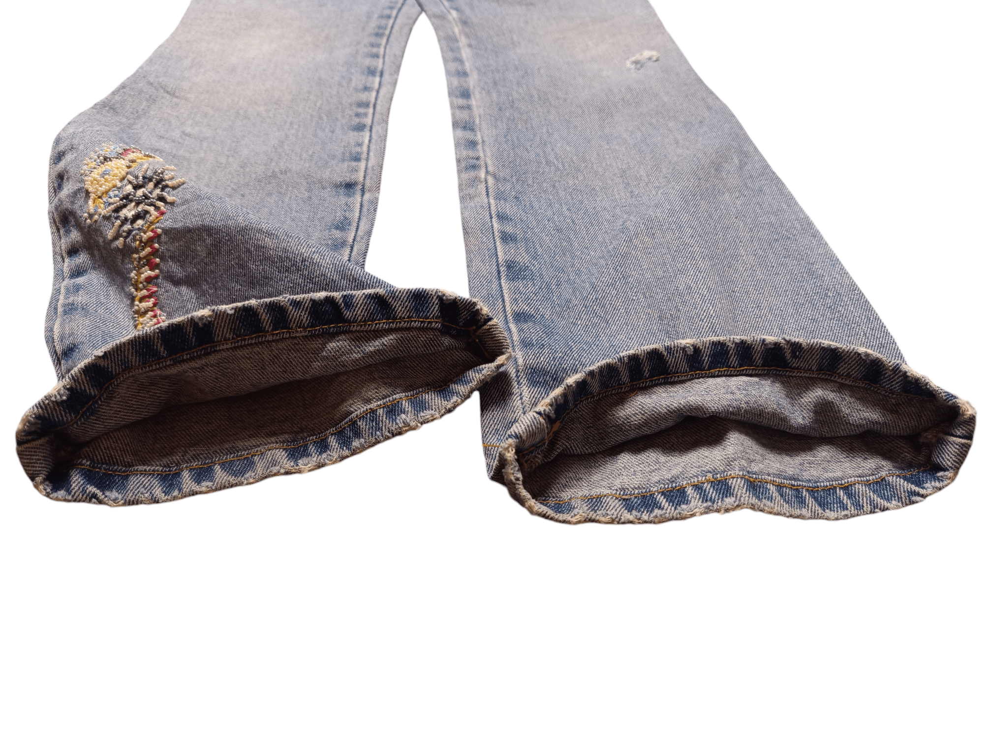 If Six Was Nine Flare Ralph Lauren Flora Jeans Bootcut Size US 27 - 13 Thumbnail
