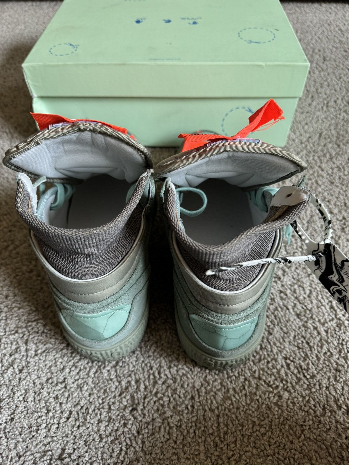 Designer × Off-White Off-White Off-Court High ‘Mint Green’ Size 12 Size US 12 / EU 45 - 5 Thumbnail