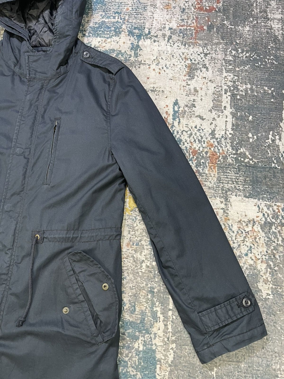 Gap GAP Military Navy Blue Fishtail Parka Jacket Size US S / EU 44-46 / 1 - 3 Thumbnail
