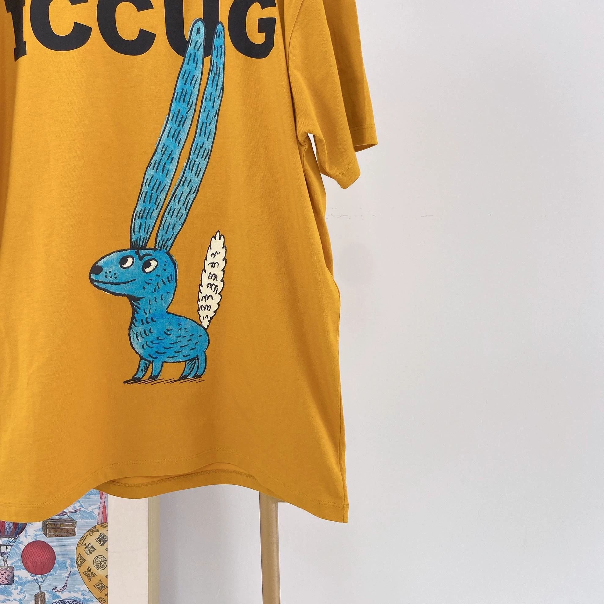 Gucci Gucci Long Ear Rabbit Print T-Shirt M with Tags Size US M / EU 48-50 / 2 - 5 Thumbnail