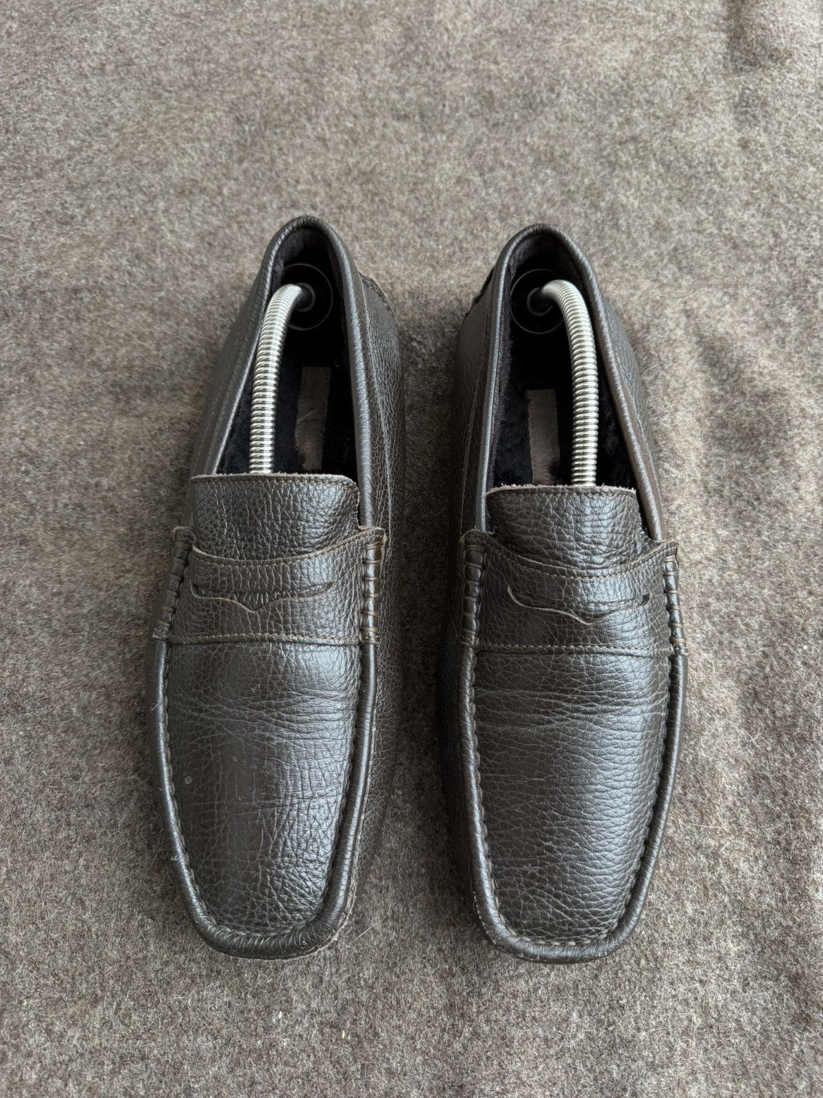 Corneliani Corneliani ID Shearling Moccasins Size US 10 / EU 43 - 4 Thumbnail