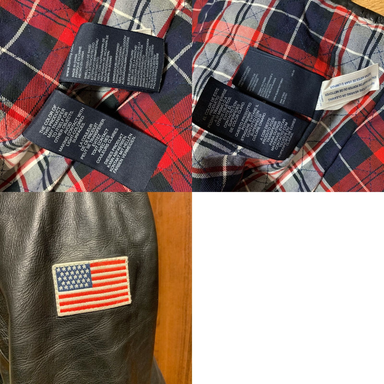 Tommy Hilfiger VINTAGE Tommy Hilfiger Leather Biker Jacket Limited Edition Men's XL Size US XL / EU 56 / 4 - 8 Thumbnail