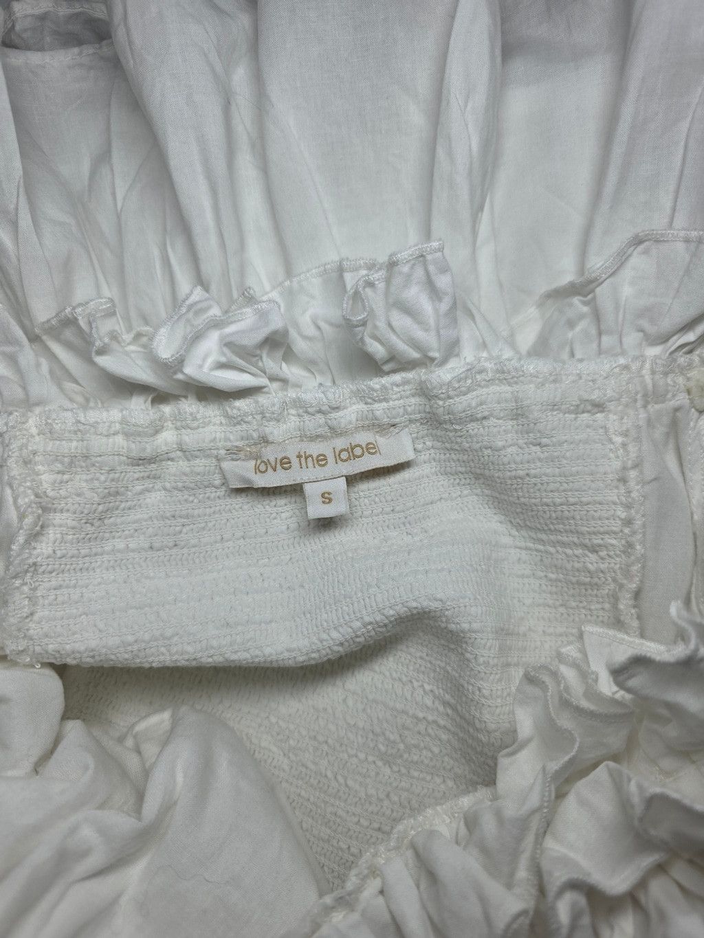 Anthropologie Sold Out Anthropologie Love The Label White Cottagecore Puff Size S / US 4 / IT 40 - 4 Thumbnail