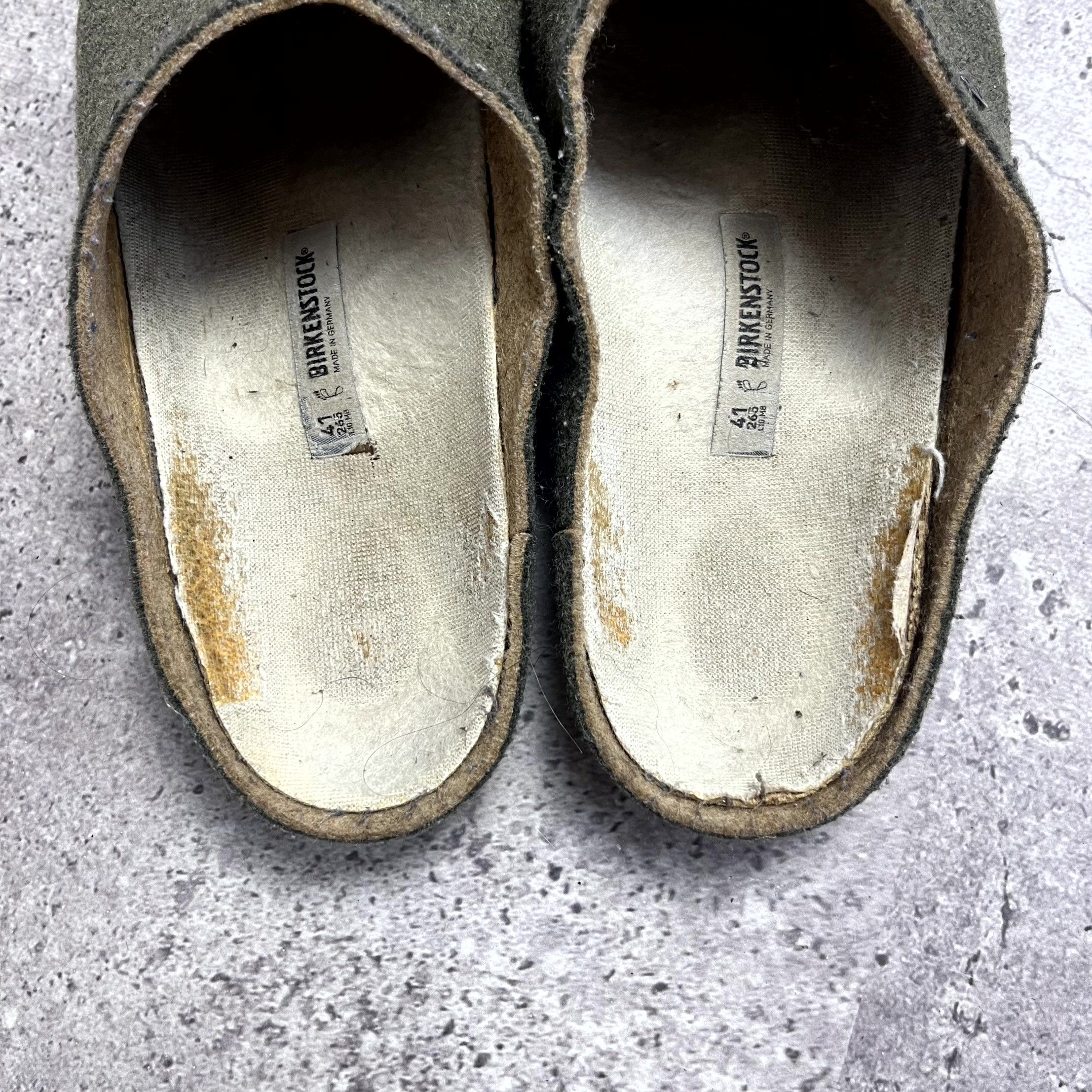 Birkenstock BIRKENSTOCK Kaprun Wool Khaki Size 41 US 7.5 Size US 8 / EU 41 - 4 Thumbnail