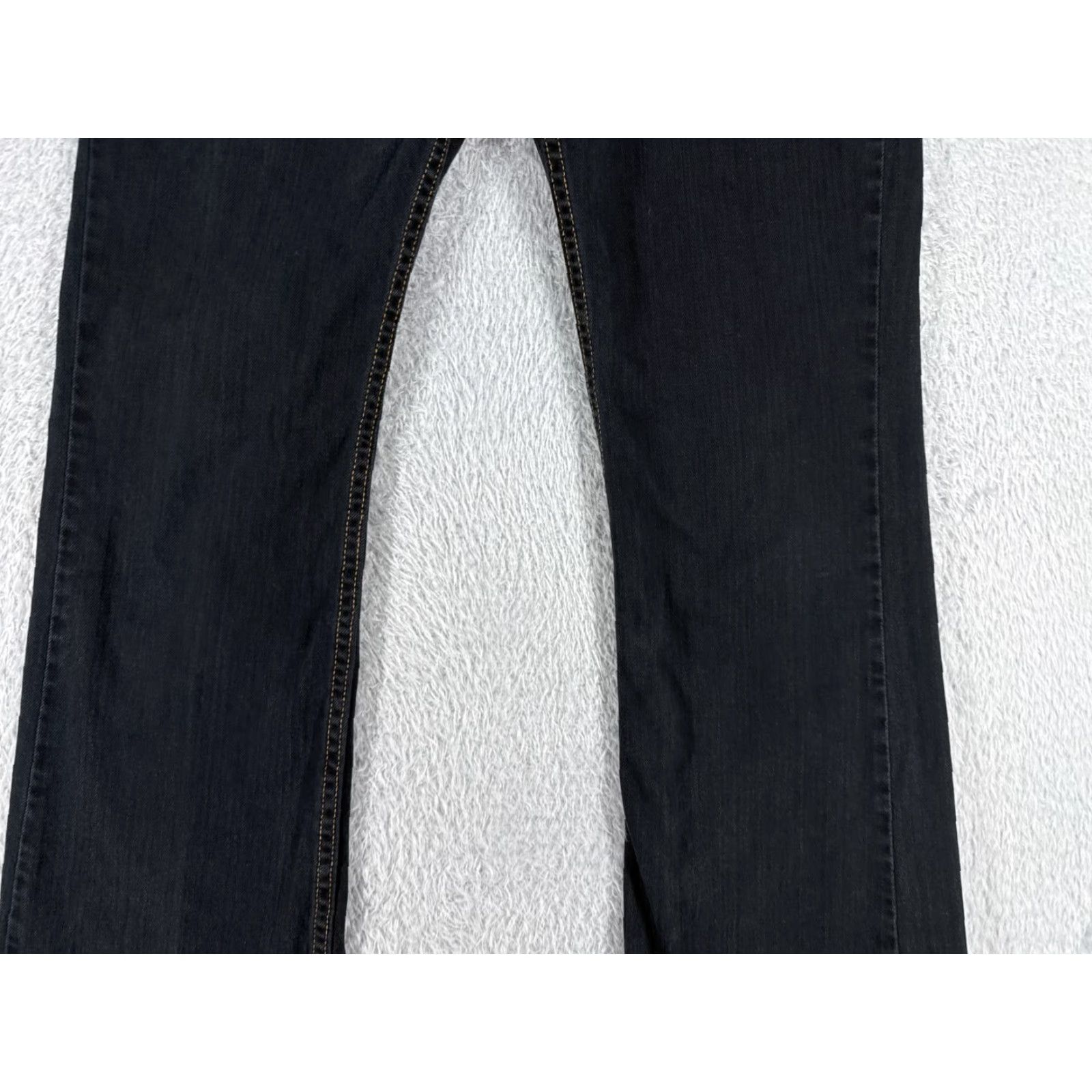 Vintage Earl Jean Jeans Women 8 Black Denim Bootcut Mid Rise 32x31 Regular Stretch 5-Pocket Size 30" / US 8 / IT 44 - 3 Thumbnail