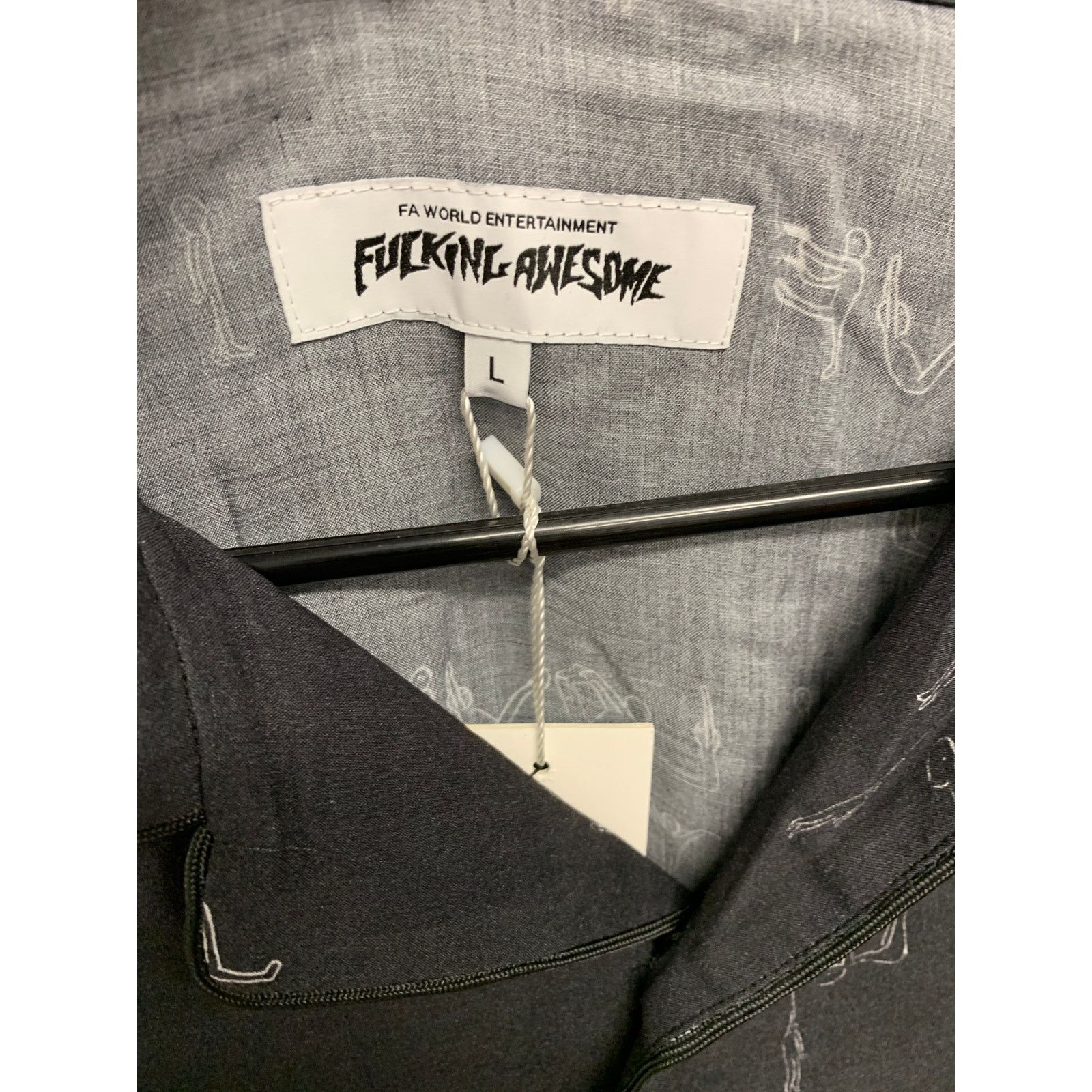 Fucking Awesome F*cking Awesome I Love You Club Shirt Black Size Large NEW Size US L / EU 52-54 / 3 - 3 Thumbnail