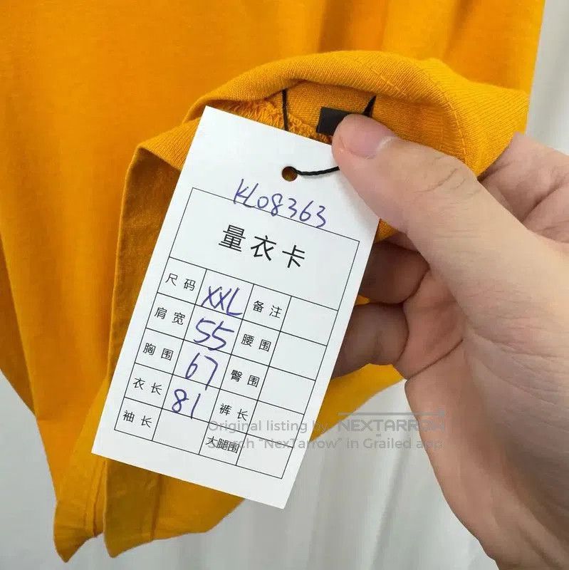 Chrome Hearts Chrome Hearts Yellow Logo Print Short Sleeve T-Shirt . Size US XXL / EU 58 / 5 - 7 Thumbnail