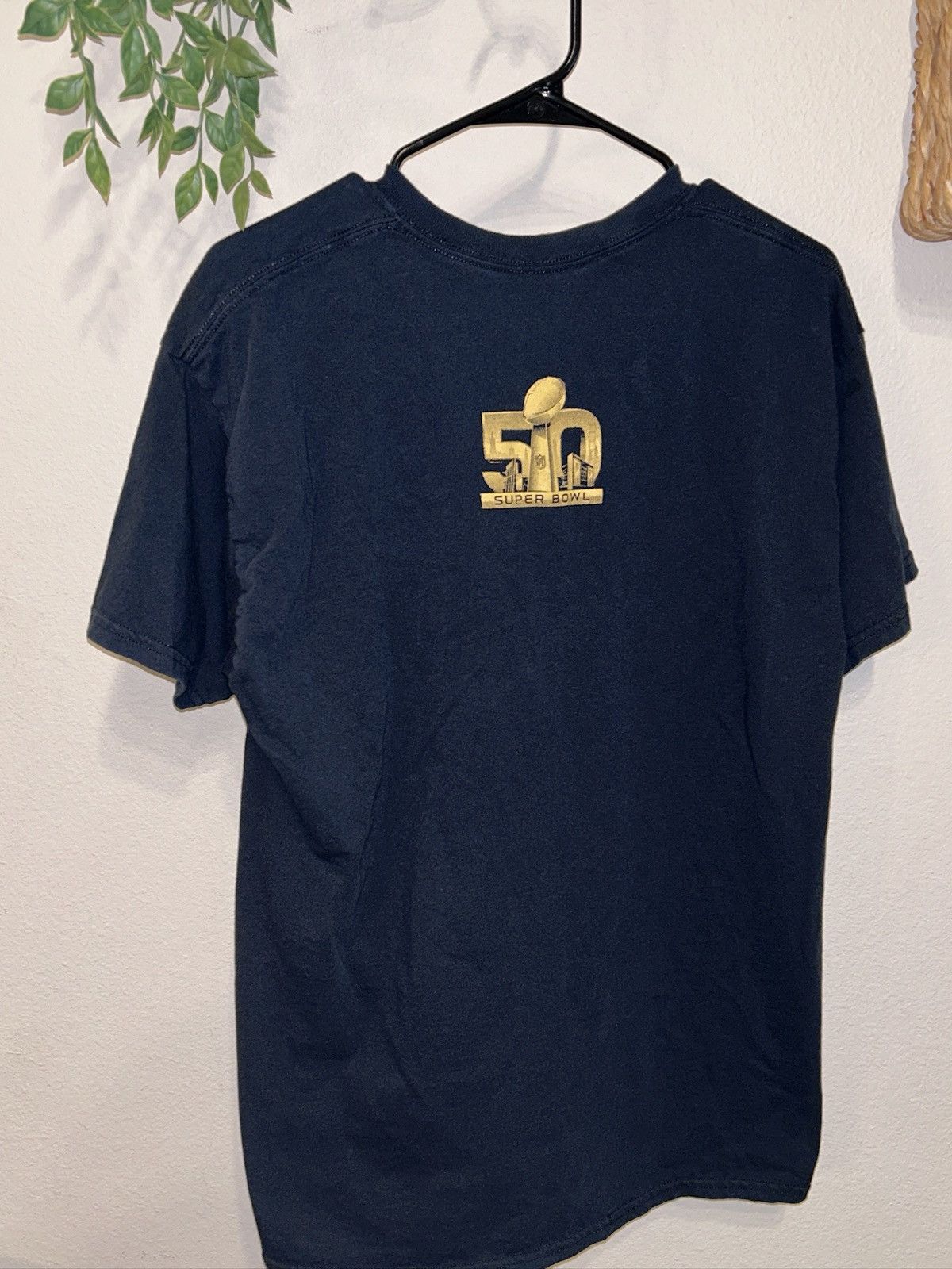 Other Super Bowl 50 Denver Broncos Carolina Panthers T Shirt Size US L / EU 52-54 / 3 - 2 Thumbnail