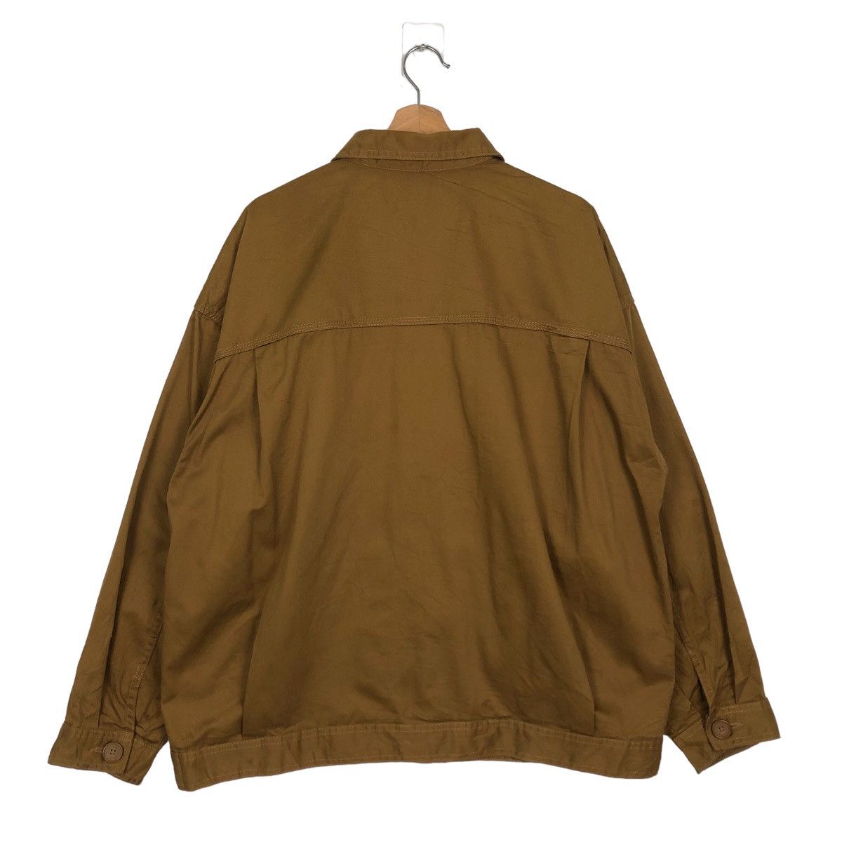 Japanese Brand 🔥VINTAGE HIKORY CHORE JACKET GU JAPAN INSPIRE ISSEY MIYAKE Size US XL / EU 56 / 4 - 7 Thumbnail