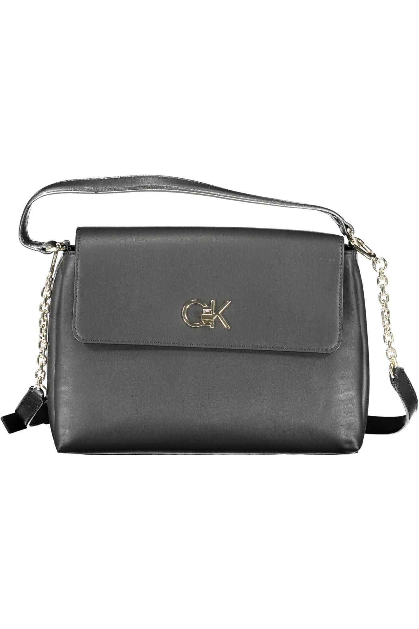 Calvin Klein Black Polyester Women Women's Handbag Size ONE SIZE - 1 Thumbnail