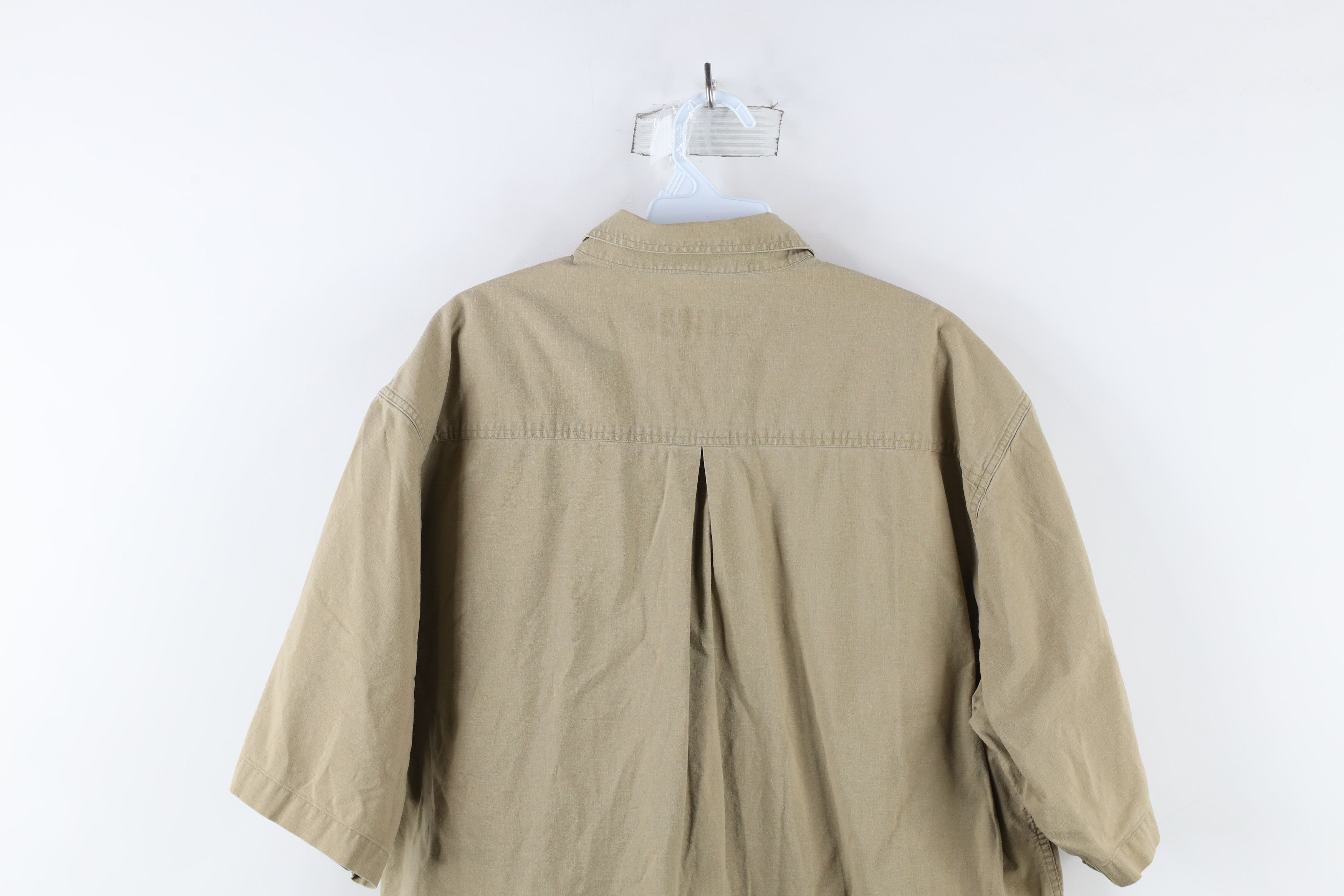 Vintage Vintage 90s Streetwear Short Sleeve Collared Button Shirt Size US L / EU 52-54 / 3 - 8 Thumbnail