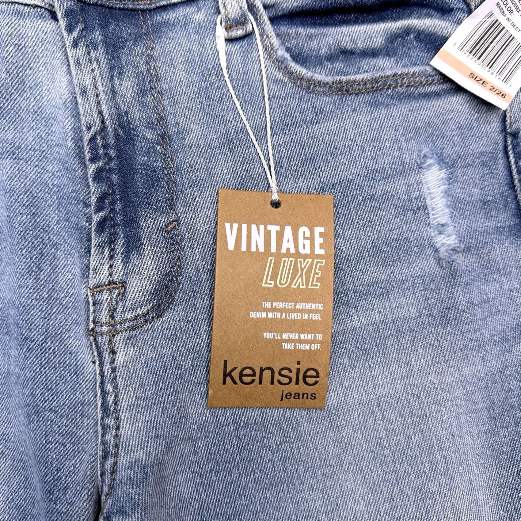 Vintage Kensie Kelsey High Rise Skinny Jeans 2/26 Vintage Luxe Stretch Denim Blue Jeans Slim Women Size 26" / US 2 / IT 38 - 5 Thumbnail