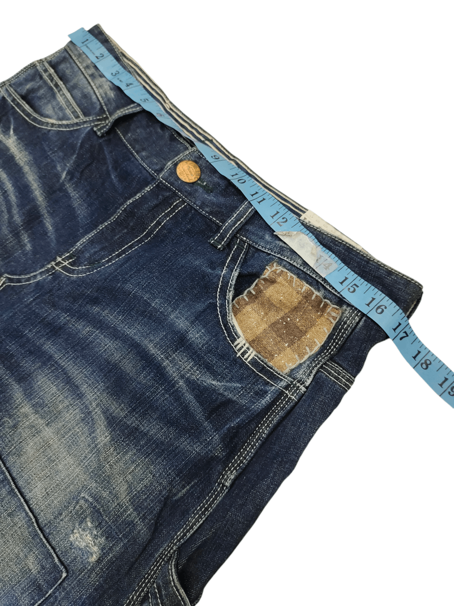 Japanese Brand If six was nine style Maxi Denim Skirt Size 33" - 14 Thumbnail