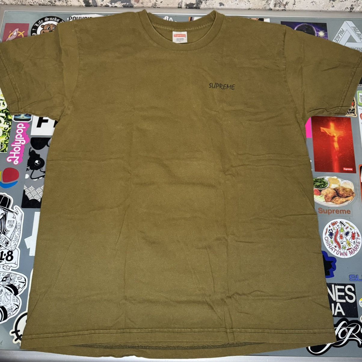 Supreme Supreme Joan Of Arc Tee Olive Extra Large FW13 Used Size US XL / EU 56 / 4 - 3 Thumbnail