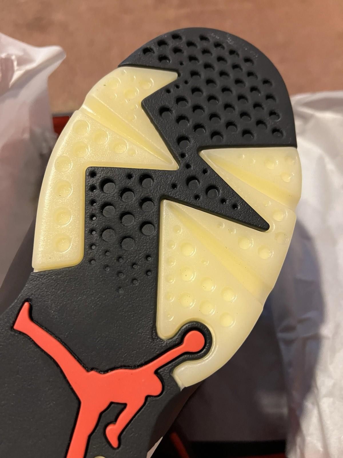 Nike Air Jordan 6 Retro Travis Scott Olive Reimagined CN1084 200 Size US 10.5 / EU 43-44 - 8 Thumbnail