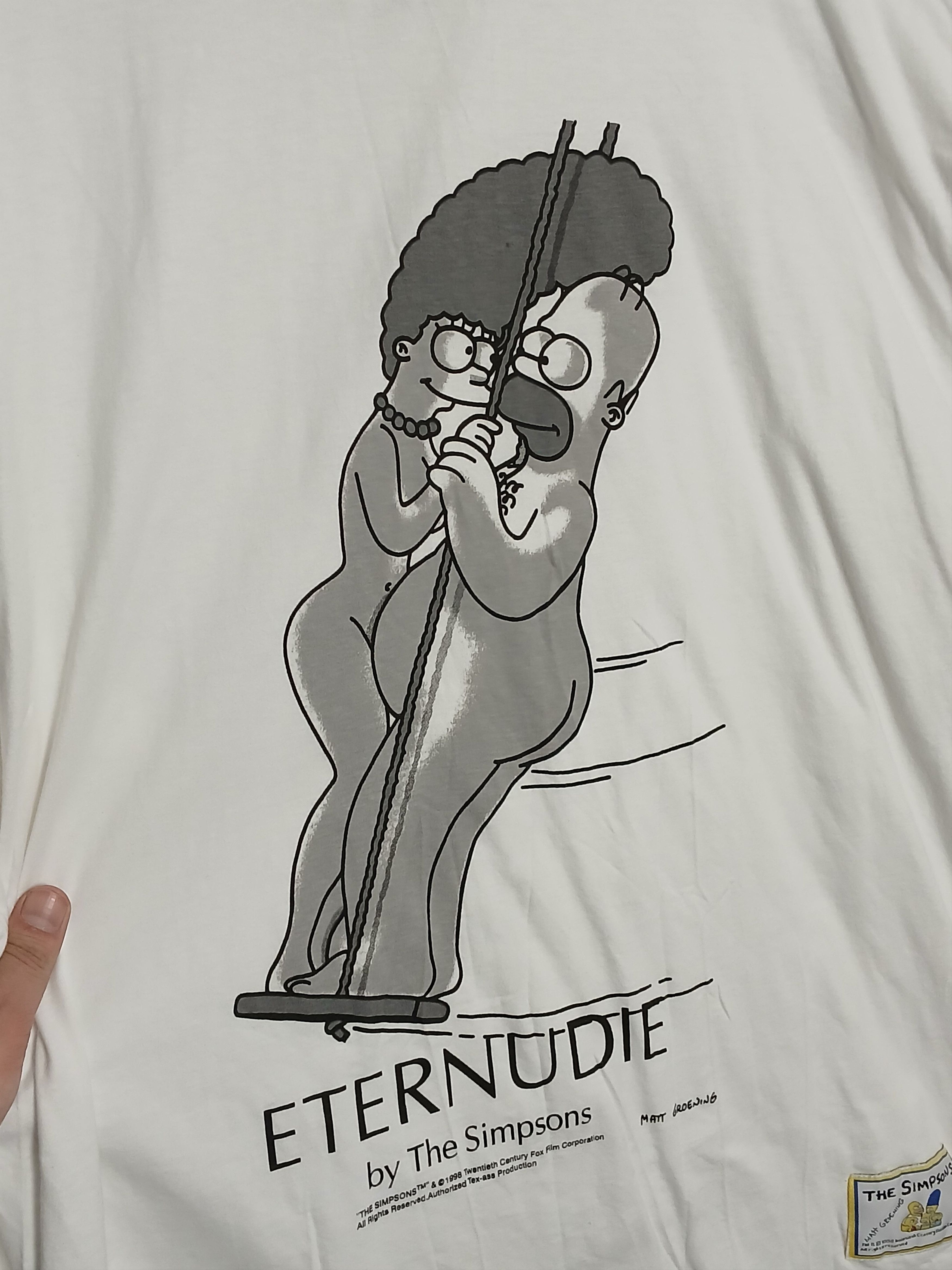 The Simpsons × Vintage Vintage 1998 The Simpsons T-Shirt Size US XL / EU 56 / 4 - 3 Thumbnail
