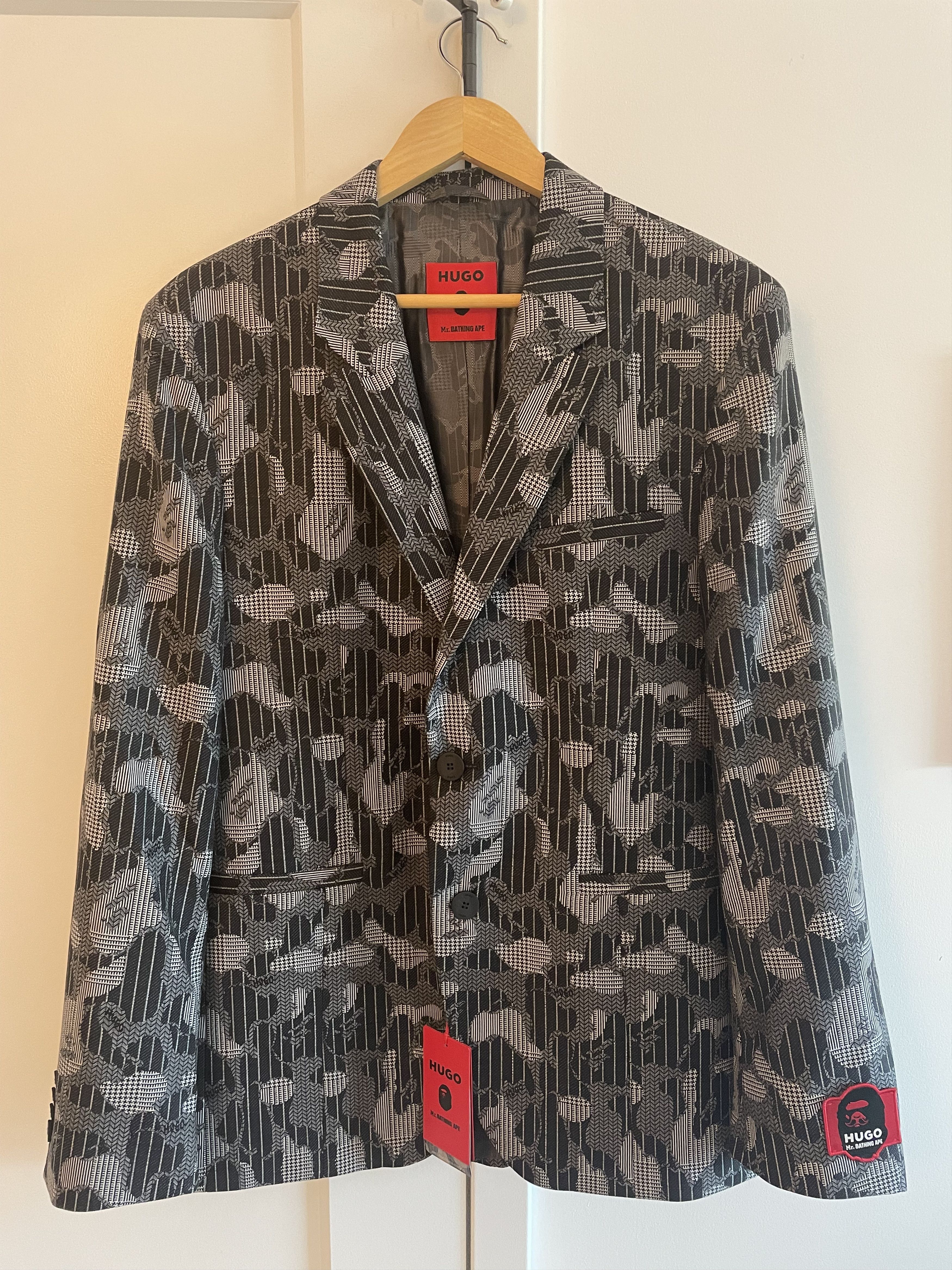 Bape Mr. Bathing Ape 1st Camo Seersucker Jacket, Made in