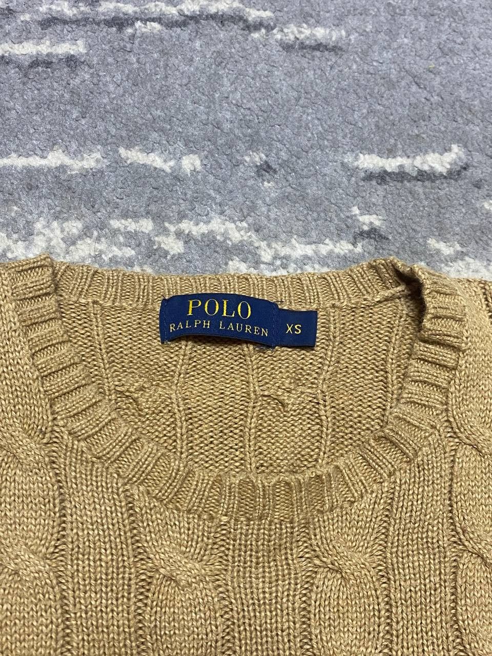 Polo Ralph Lauren 🧵 Polo Ralph Lauren Cable Knit Sweater — Classic Beige Size US XS / EU 42 / 0 - 2 Thumbnail